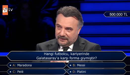 500 bin TL'lik soru: Hangisi Galatasaray'a karşı oynadı? Maradona, Platini, Messi, Pele... 2